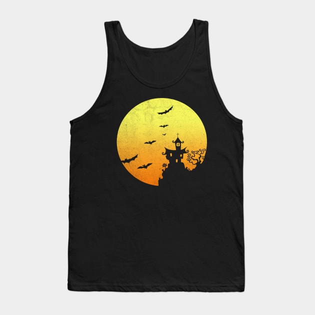 Halloween Full Moon Tank Top by ThyShirtProject - Affiliate